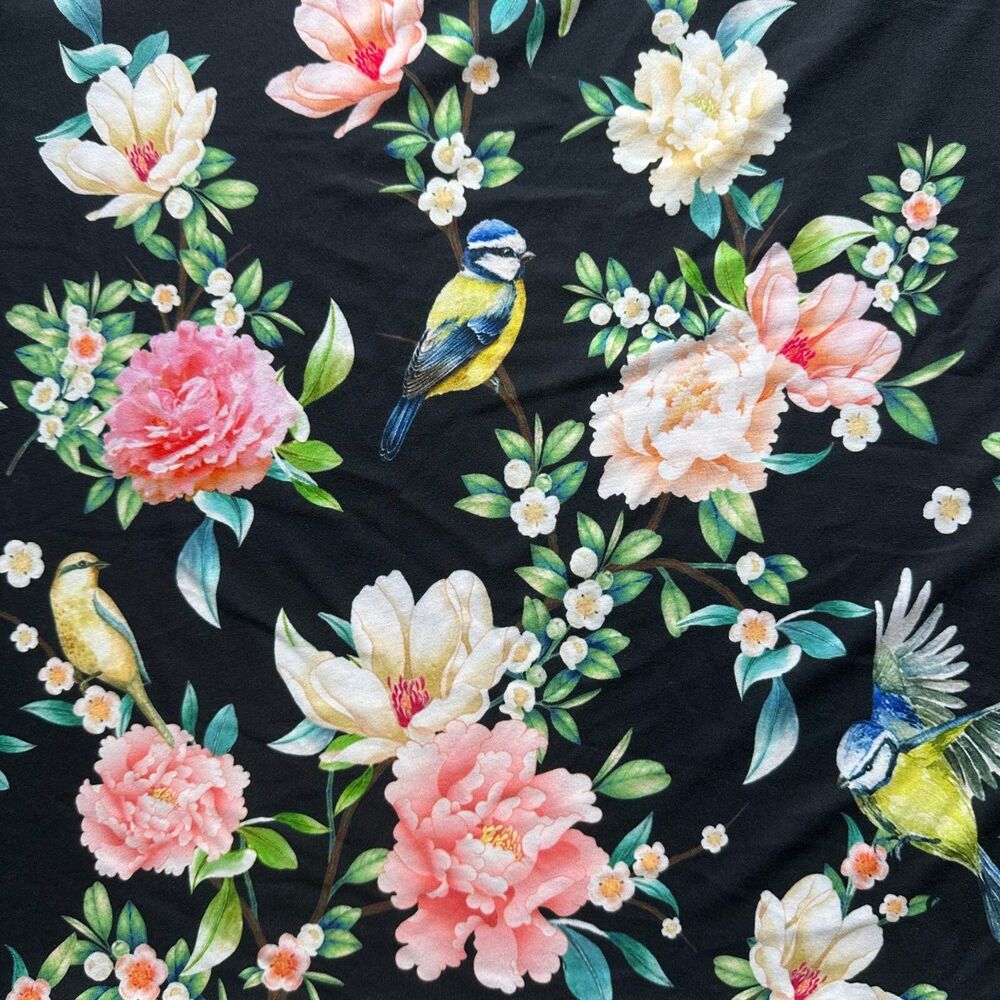 Johnny Was Bee Active Work Out Floral Sleeveless Tank Top Gold Bee Size M - Picture 3 of 10